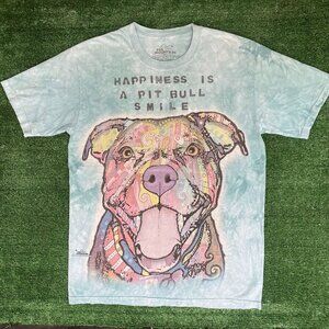 Vintage Y2K Pitbull Dog Shirt Tie Dye Animal Pets T-Shirt